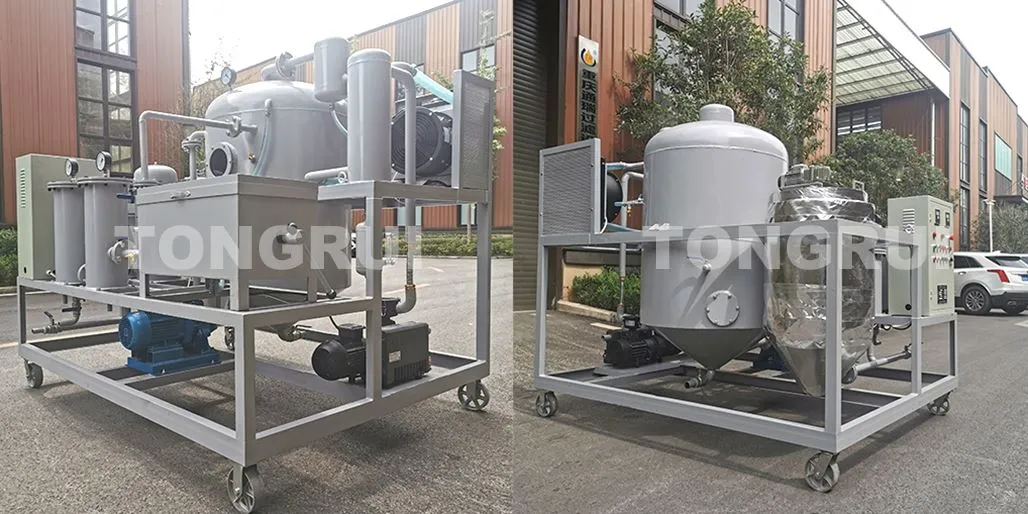 small filter cart to recycle hydraulic oil
